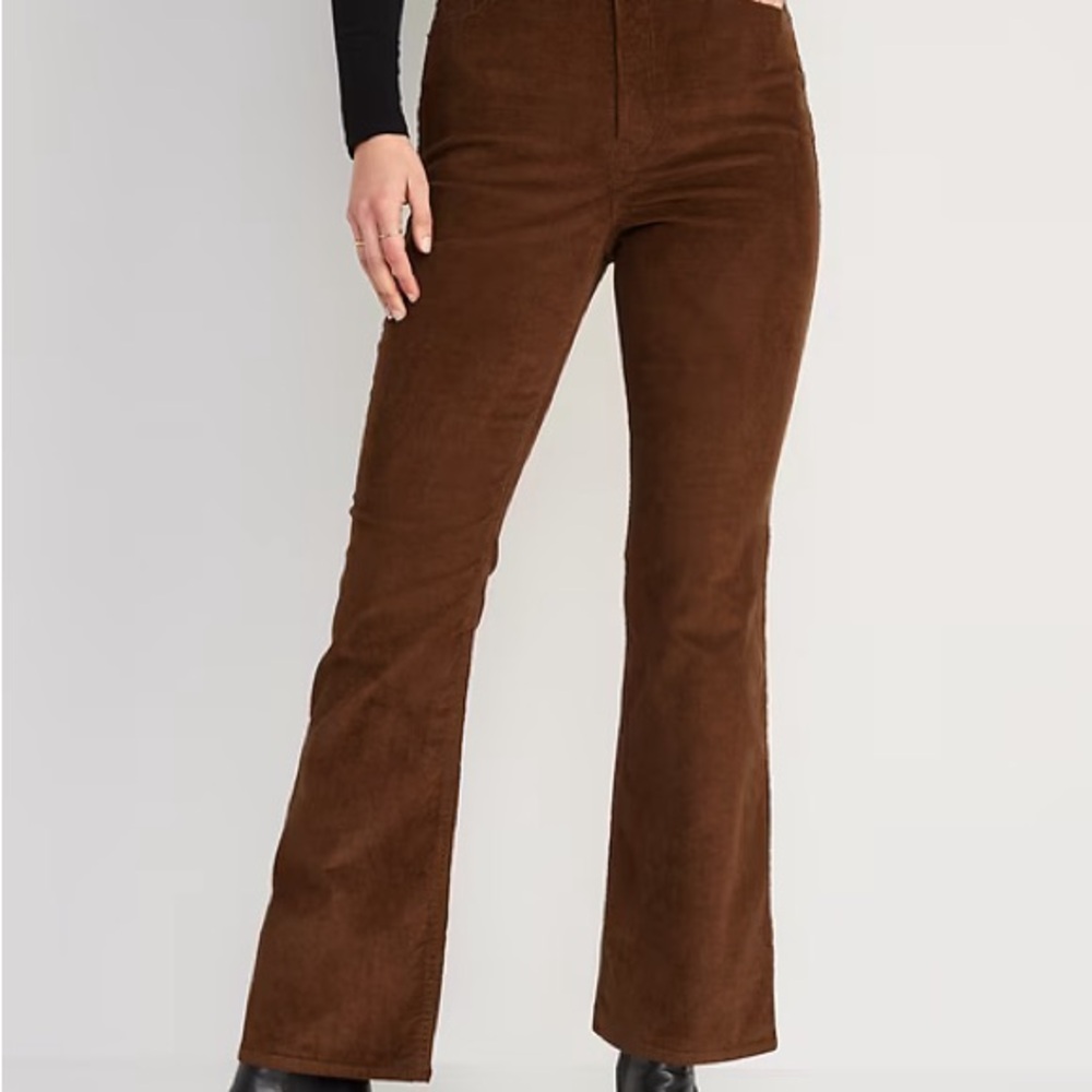 Womens Brown Corduroy Pants